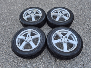 Alu felge 16 5x112 Mercedes E C B Klasa W204 W211 W212 sa zimskim