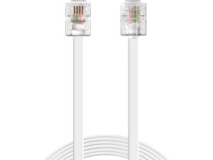 Telefonski Flat Kabel | RJ11 | 10.0 m | Ivory | GBC