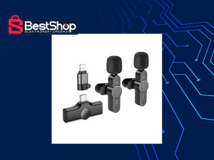 Dva mikrofona wireless iPhone/lightning Type-C BOROFONE BFK12 Tro