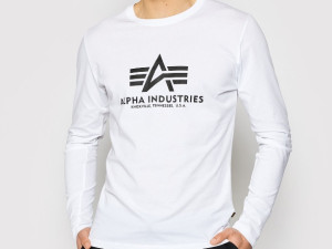 Majica, ALPHA Basic LS white