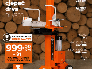 Cjepač drva RURIS DLV900 9t