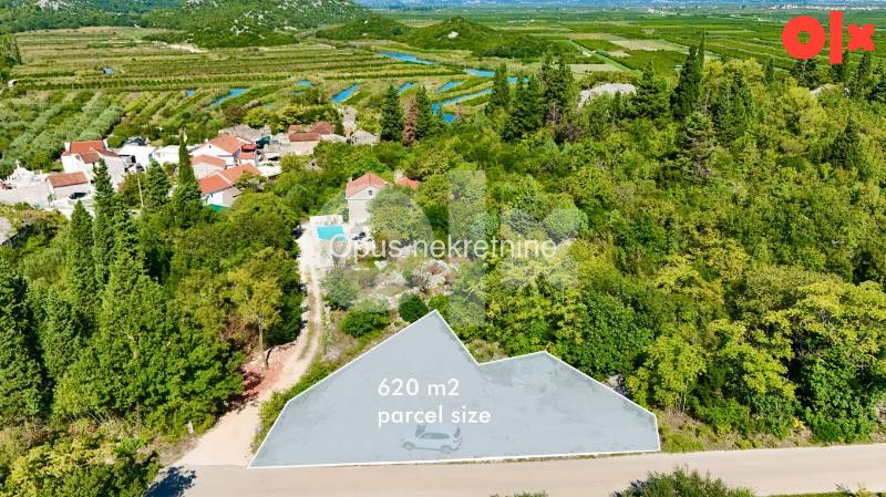LOVORJE, SLIVNO - gradevinsko zemljiste 620 m² – pohled 4