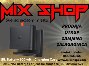 JBL 600 Battery with Charging Case baterija PartyBox 520 Party