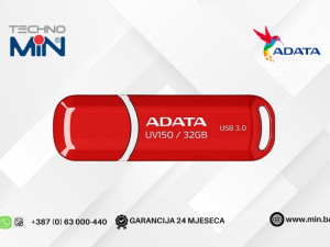 USB Memory stick Adata UFD 32GB USB 3.2 Red (AUV150-32G-RRD)