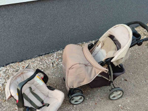 Graco djecija kolica+jaje autosjedalica