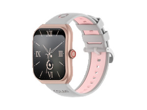 Pametni sat Colmi P86, zlatno-rozi