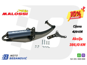 Auspuh MALOSSI Gilera Runner Piaggio NRG 50 ccm