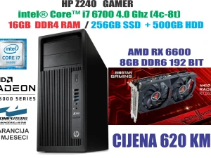 RAČUNAR I7 6700/RX 6600 8GB DDR6/16GB DR4/SSD