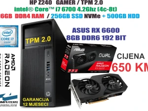 I7 6700/ RX 6600 8GB DDR6 / 16GB DDR4 /SSD NVMe m.2 / tpm 2.0