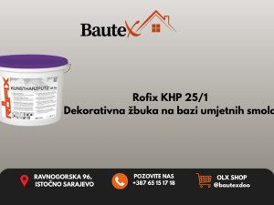 ROFIX KHP 25/1 Dekorativna žbuka na bazi umjetnih smola