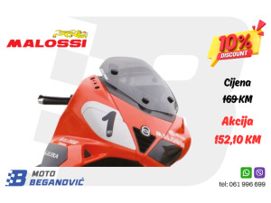 MALOSSI vjetrobran / vizir Gilera Nexus Aprilia SR Max