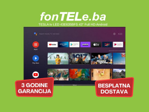 TESLA tv 43" 43E635BFS LED Full HD Android *AKCIJA*