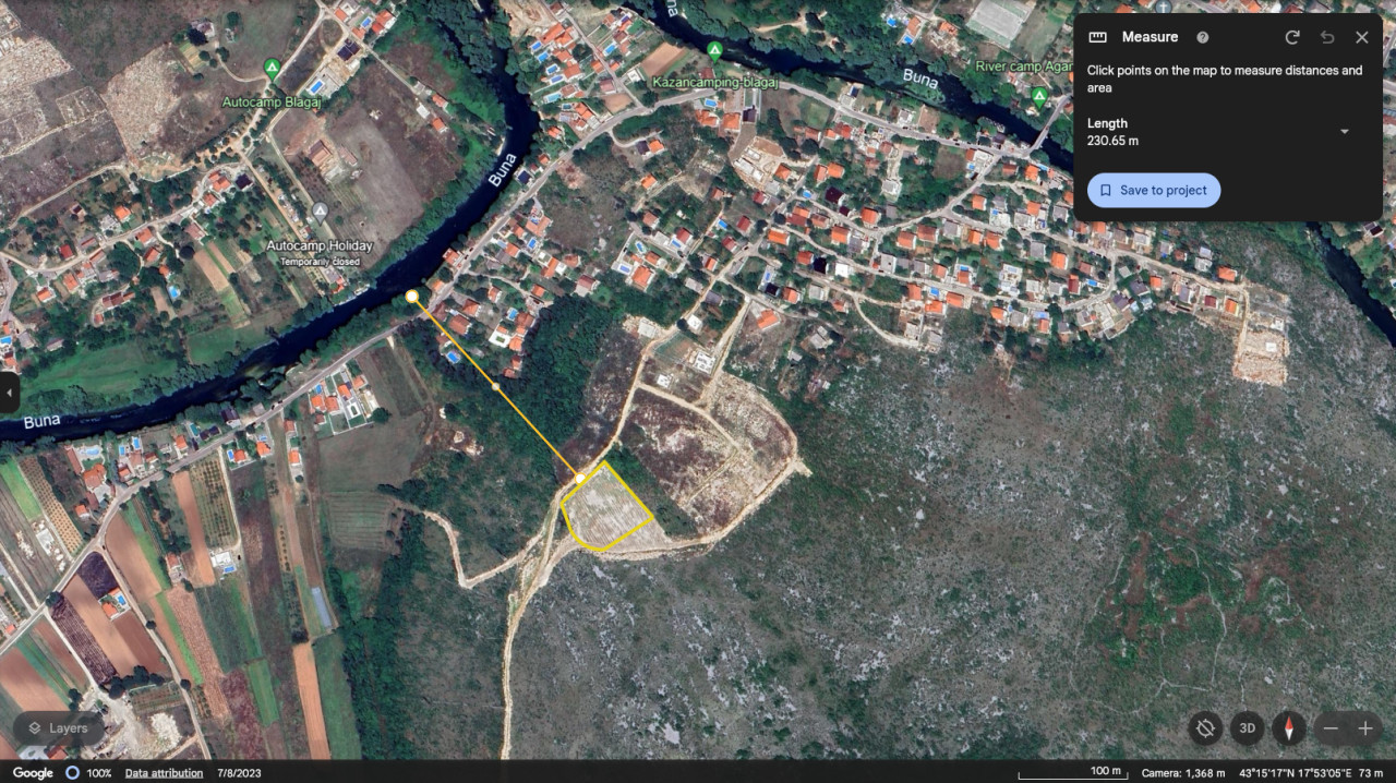 NN Nekretnine : Građevinsko zemljište 545m2 - Blagaj 2