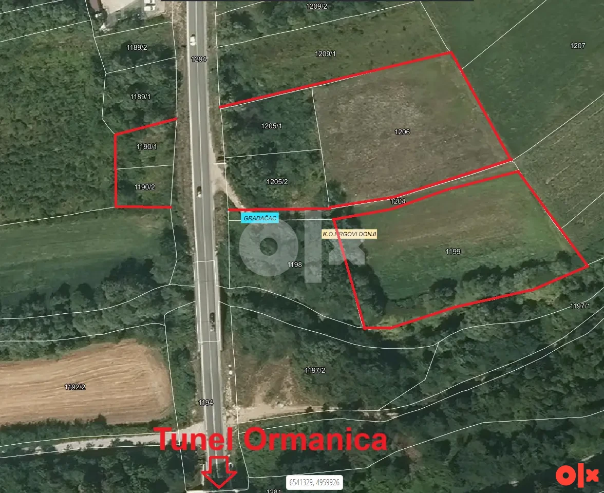 Zemljište ORMANICA 1/1 PAPIRI GRAĐEVINSKO-INDUSTRIJSKO GRAD