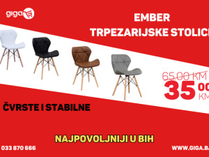 GIGA.BA EMBER TRPEZARIJSKA STOLICA FH-24 VIŠE BOJA