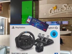 Volan Logitech G923 Driving Force + Logitech Shifter PS4 PS5
