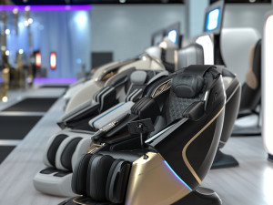 Masažna fotelja Crna 5DMasaža celog tela+Muzika**NOVO 2025**