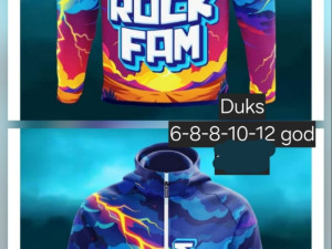 Rock Fam Grom-Djecije pamučne dukserice