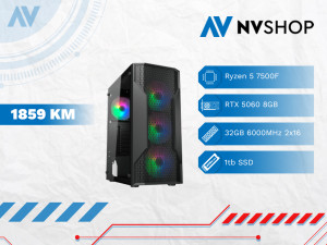 GAMING PC RYZEN 5 7500F/A620M-B/32GB/1TB/RTX 5060/720W/MX110