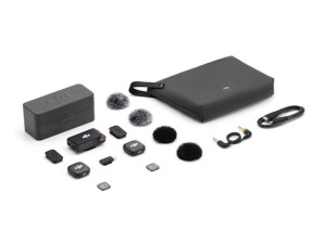 DJI Mic 3 (2TX+1RX+CC) mikrofon, prenos zvuka do 250m 5.5h sni...