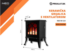 Keramička grijalica s ventilatorom 800W/1500W NEO 90-110