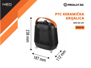 PTC keramička grijalica 1500W 90-157