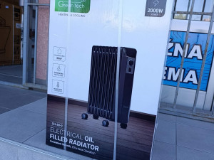 GH-80-9 Green Tech 2000W Električni uljni radijator Black