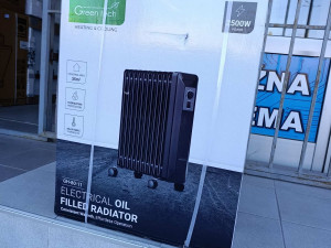GH-80-11 Green Tech 2500W Električni uljni radijator Black