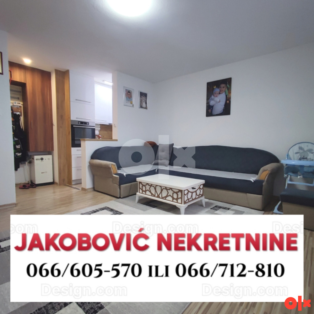 Namješten trosoban stan 60m2 centar grada