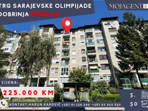 Dvosoban stan - TRG SARAJEVSKE OLIMPJADE - DOBRINJA