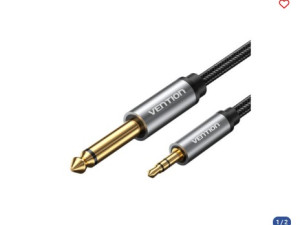 Audio kabal 3.5mm na 6.35mm 5m VENTION 043700
