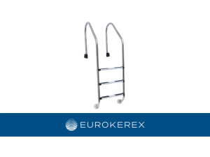 Ljestve za bazen Inox 304- 4 gazista