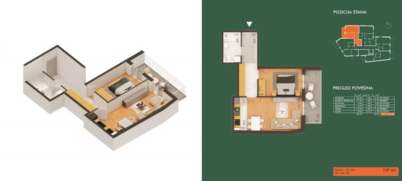 Dvosobni stanovi sa besplatnim smart home + kasko osiguranje 8