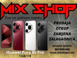 Huawei Pura 80 Pro 12GB/1TB *Novo*Garancija*Zamjena* 1000GB 5G