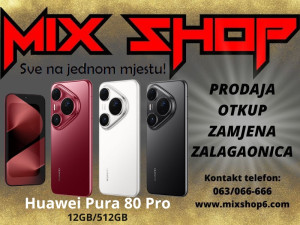Huawei Pura 80 Pro 12gb/512gb *Novo*Garancija*Zamjena* 512 GB 5G