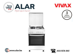 VIVAX HOME samostojeći kombinovani šporet FC-22602I WH