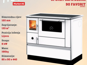 Alfa Plam šporet Favorit 90 desni