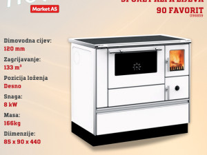 Alfa Plam šporet Favorit 90 lijevi