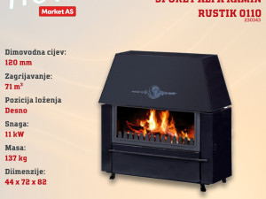 Alfa Plam kamin Rustik