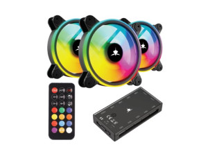 White Shark FAN GCF-S028-004 NEBULA-2 CRNI ARGB KIT