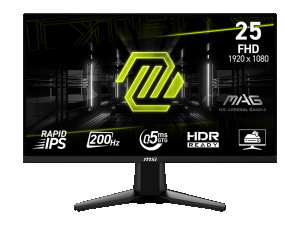 Gaming monitor 25 MSI MAG G255F 200Hz E20 FHD IPS 25'' 24