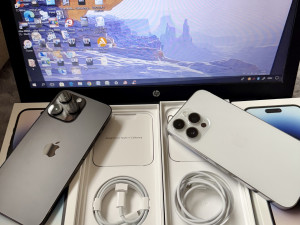 IPHONE 14 PRO MAX 256GB BLACK/SILVER KAO NOV 83% BAT FUL PAKET