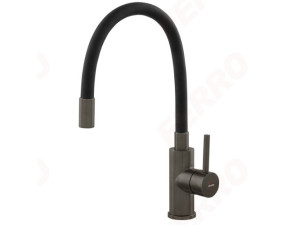 FERRO savitljiva baterija za kuhinju ZUMBA Gun Metal Inox - 33509