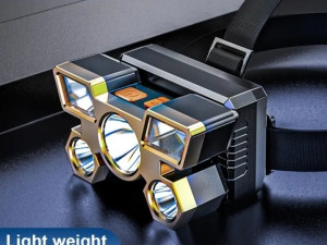 NOVO! Naglavna Lampa sa 5 LED dioda - USB Punjenje - SAMO 30 KM!