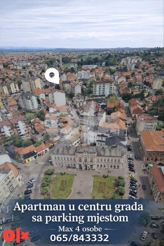 Stan na dan, Centar, 065843332 Max.4 osobe!Obezbijeđen parking... 12