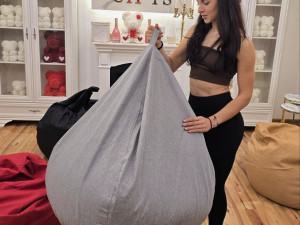 IDEALAN POKLON XL Lazy bag 120x100cm lenjivac lejzi beg