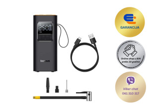 Prijenosna auto pumpa kompresor sa LED svijetlom BASEUS 043410