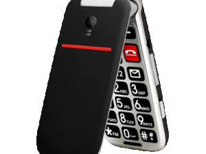 Telefon na tipke Artfone CF241A preklop Black