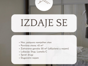 Stan SARAJEVO 43m2+garaža 22m2 citat detaljno*