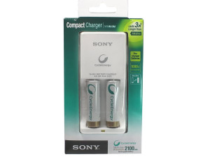 Punjač za baterije Sony Compact sa 2xAA baterije 2100mAh